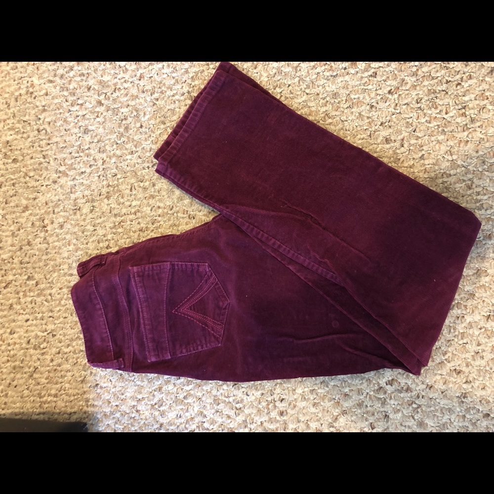 Corduroy bootcut pants